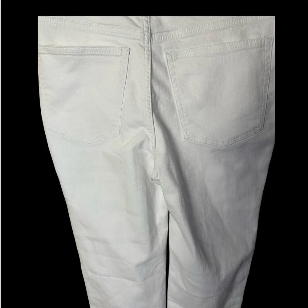 J Crew White Stovepipe Straight Jeans 29 Petite